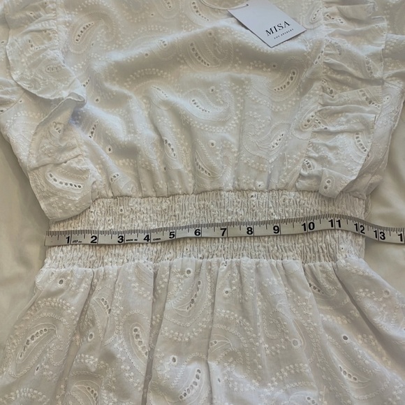 NWT Misa Los Angeles Doutzen dress in white - Picture 9 of 10